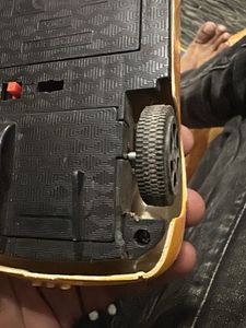 Yellow remote control Toy Sports Car