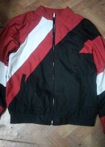 Red and black jacket