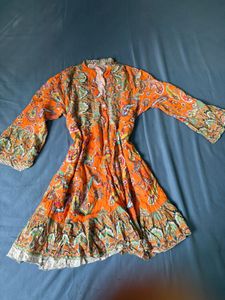 Bohemian Print Tunic Dress