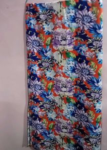 Vibrant Floral Print Dupatta