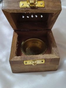 Wooden Dhoop Holder