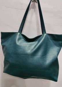 Stylish Dark Teal Tote Bag