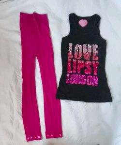 Very Cute N Beautiful Top With Leggings