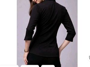 Classic Black Button-Up Shirt