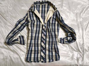 women's deep neck corset Plaid Shirt