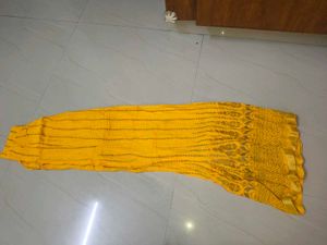 Vibrant Yellow Dandiya Skirt