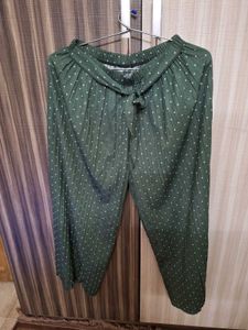 Green Poka Dots Pallazo