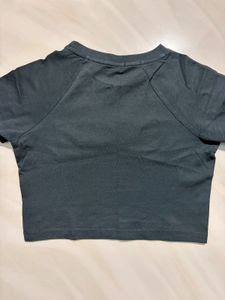 Black "Bonkers" Graphic Crop T-Shirt