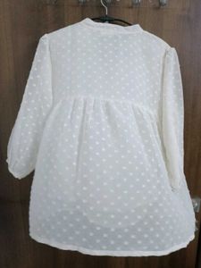 Elegant White Lace Detail Top