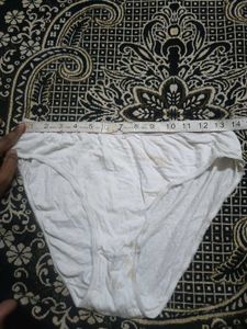 Comfortable White Cotton Briefs
