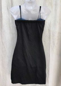 1468. Classic Black Slip Dress