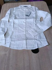 White Formal Shirt for girls