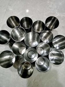 Set of 16 Stainless Steel glass