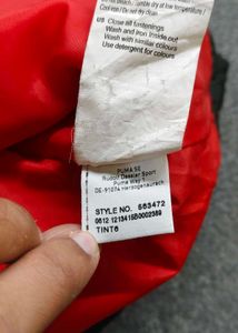 Puma colorblocked puffer vest