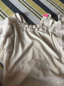 Elegant White offshoulder top