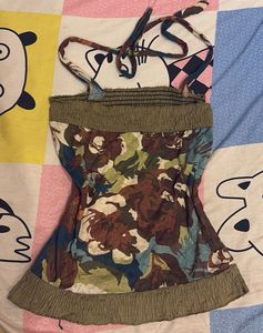 Floral Halter Top