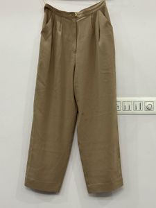 High-Waisted Pleated Tailored Trousers
