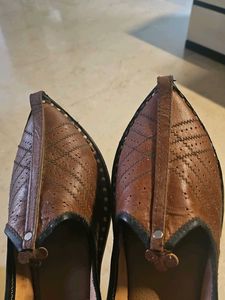 Men's Brown Leather Jutti