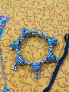 4.Boho Beaded Necklace with Eleph