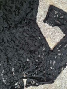 Chic Black Lace Dress