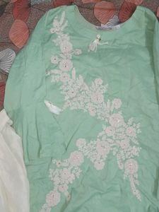 apple cut high-low top n Dhoti pant