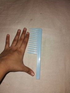 Light Blue Wide Tooth Comb