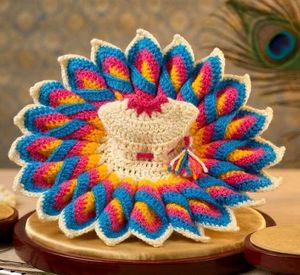 Handmade Crochet kanha dress 💕