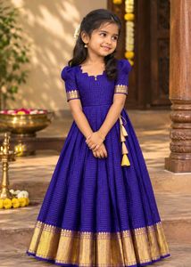 Beautiful Red Girls Ethnic Dress