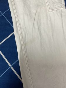 White Cargo Pants