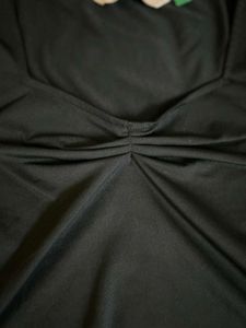 Chic Ruched Neck Long Sleeve Top