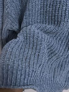 🎀Blue Knit Hoodie. NOT WORN EVEN ONCE🎀