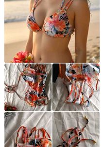 Floral Bikini Top new