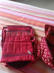 set of 2 pouches( organizer n storage)
