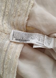 Zara Woman Ivory Sleeveless Blouse