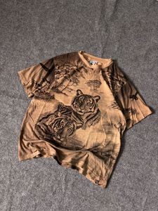 Vintage Tiger Print T-Shirt