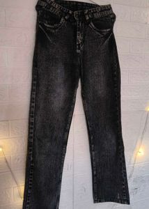 Stylish Acid Wash Denim Jeans