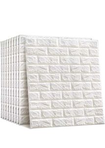 (Pack of 5) - 3D Brick Peel & Stick Wall Panell