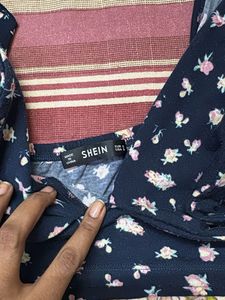 Shein Floral Crop Top
