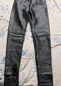Black Faux Leather Leggings