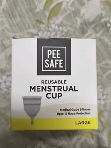 Pee Safe Reusable Menstrual Cup Large