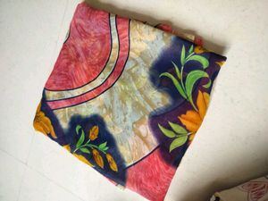 Beautiful Floral Print Saree