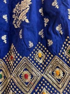 Royal Blue Lehenga Choli Set