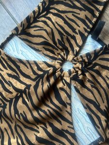 HnM Tiger Print Bodycon Dress