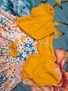 yellow Floral Dress