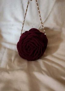 Handmade Rose Clutch Bag