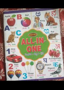 Vidhyas All-In-One English Kannada Hindi Book