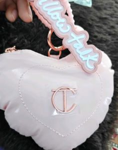 Cute Pink Heart Pillow Talk Charm