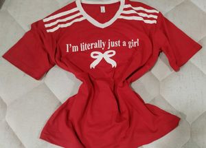 TRENDING🔥🔥 RED JERSEY T-SHIRT