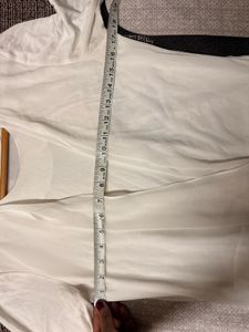 Elegant White Draped Top