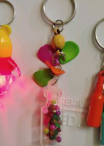 Fun &amp; Quirky Keychain Collection 6 pcs